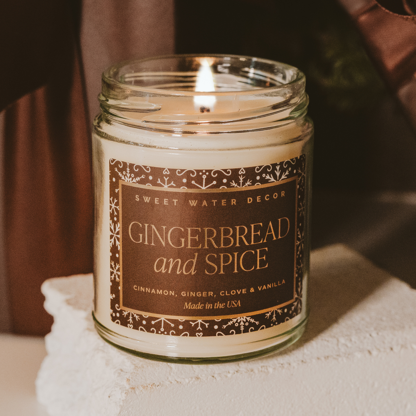 Gingerbread and Spice 9 oz Soy Candle