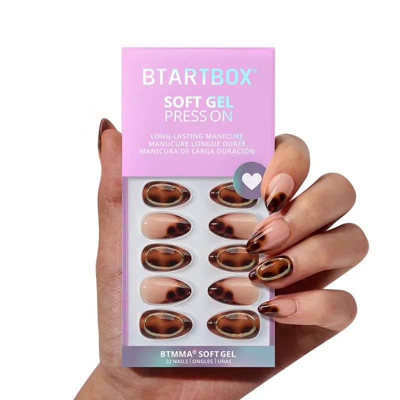 Amber Brown Press On Nails Bulk | Amber Hoops