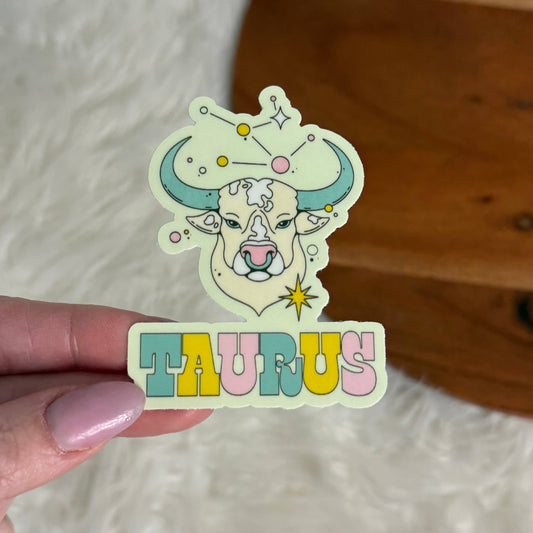Taurus Astrology Sign Sticker