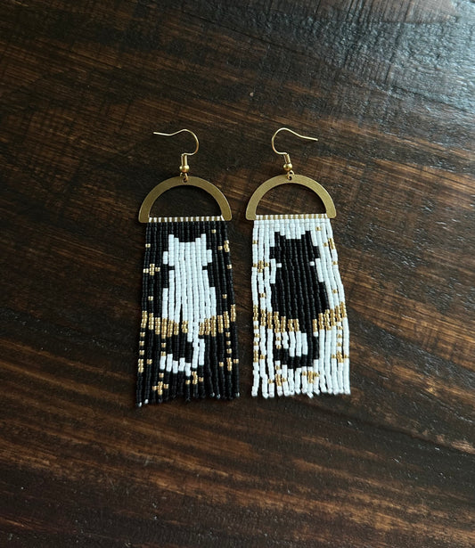 Alaska Roots Earrings – A Bonded Pair 🖤🤍