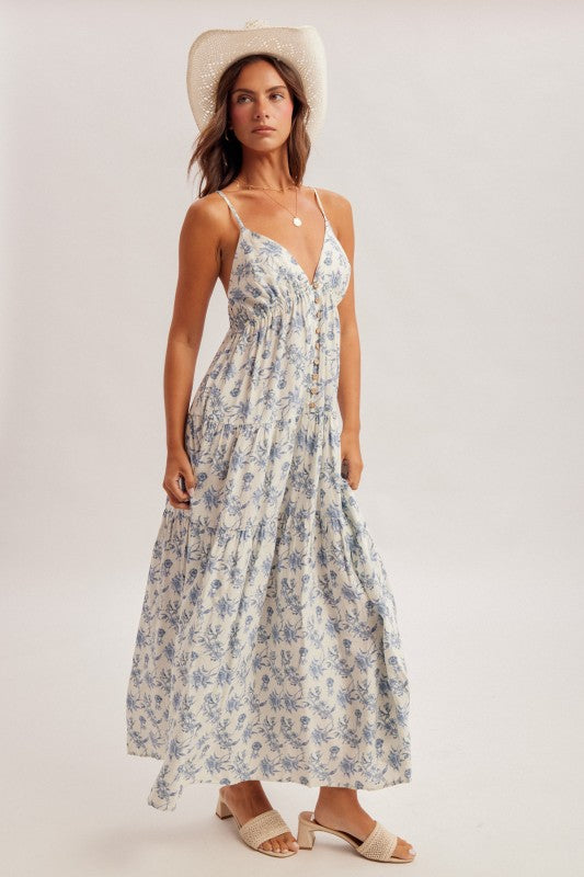 Cottage Bloom Maxi Dress