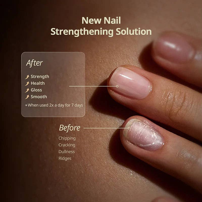 Naillush Nail Strengthener & Growth - Repair Damaged Nails