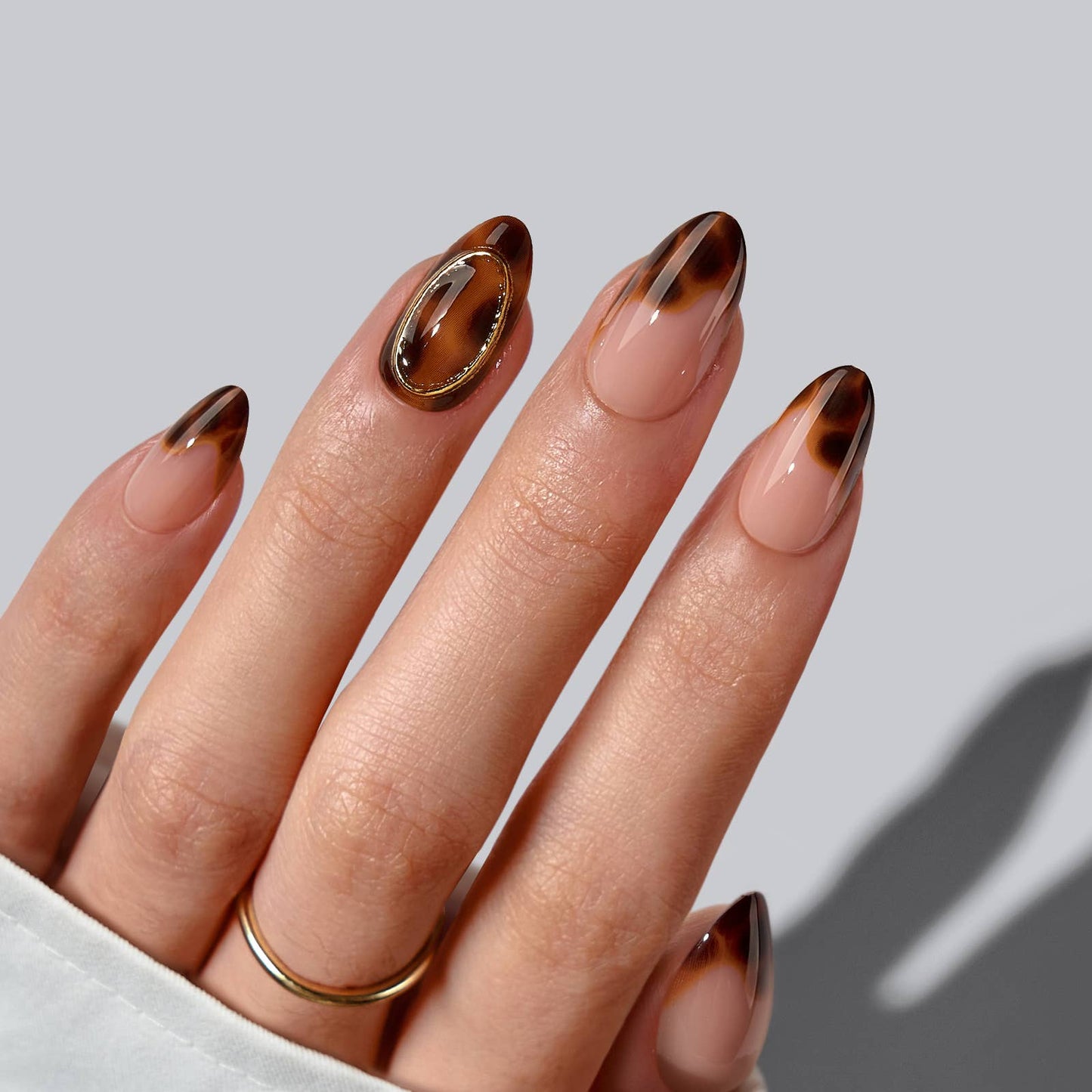 Amber Brown Press On Nails Bulk | Amber Hoops
