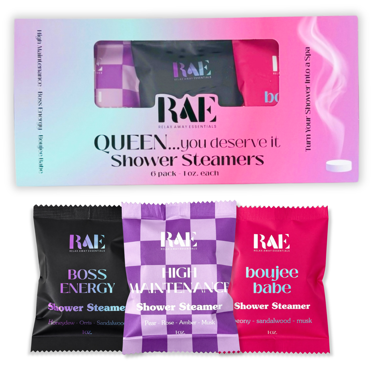 Queen - Shower Steamers 6 Pack