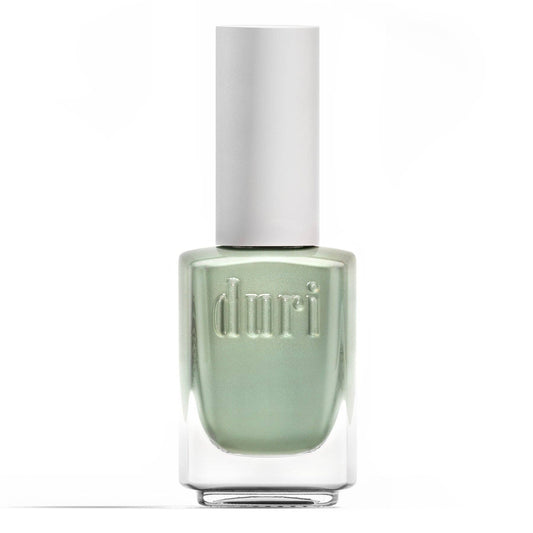 Peace & Love Light Green Gold Fleck Nail Polish