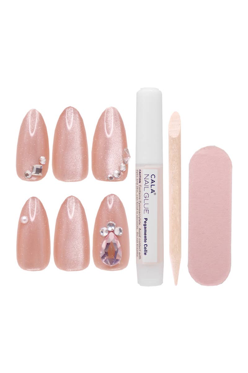CALA Mauve Jewel Couture Ice Cat Eye Nail Kit