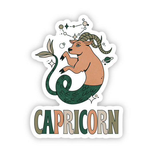 Capricorn Zodiac Sign Sticker