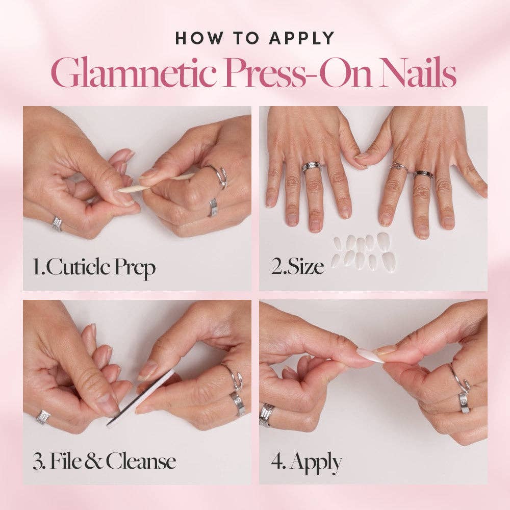 Mrs. Claus Press-On Nails | Short Almond | Christmas Holiday
