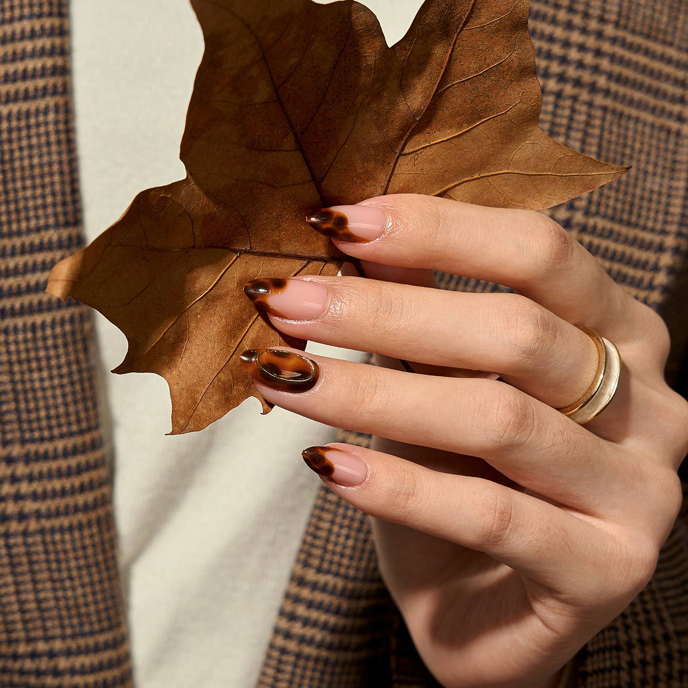 Amber Brown Press On Nails Bulk | Amber Hoops