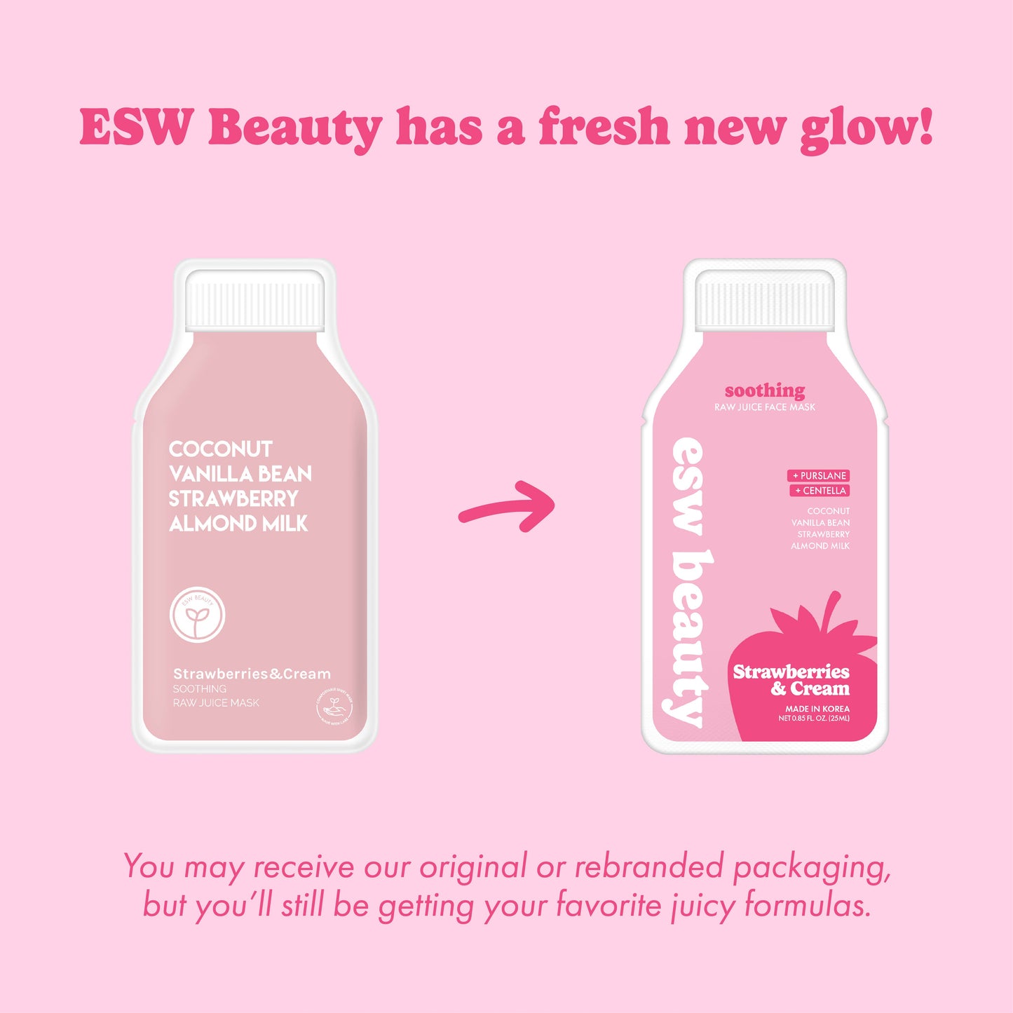 Strawberries and Cream Soothing Raw Juice Sheet Mask
