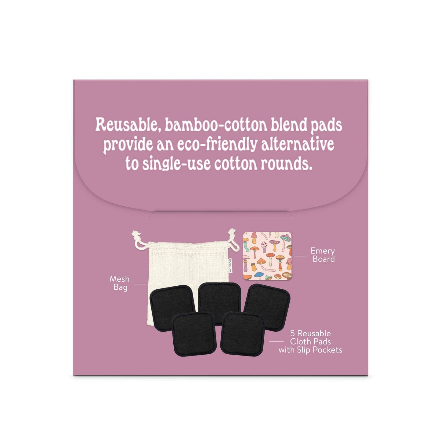 Mushroom Melody Reusable Nail Polish Remover Kit