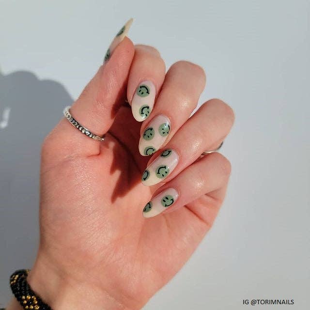 720 Barefoot, Dusty Green Nail Polish