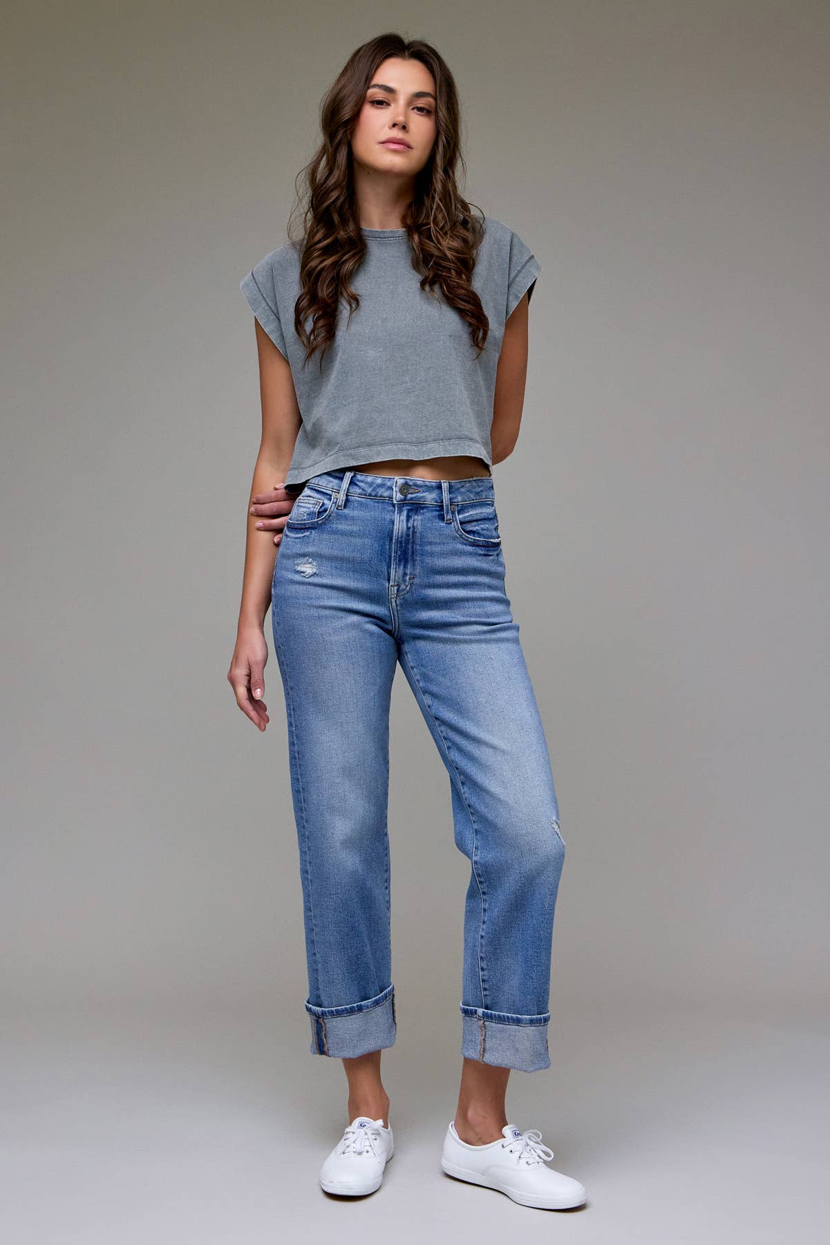 The Ella Cuffed Jeans