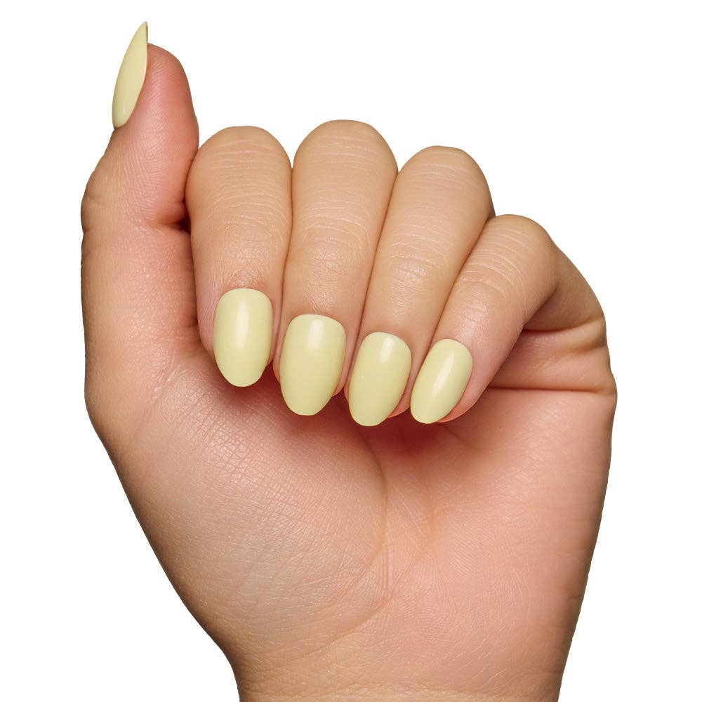 Pastel Yellow Nails