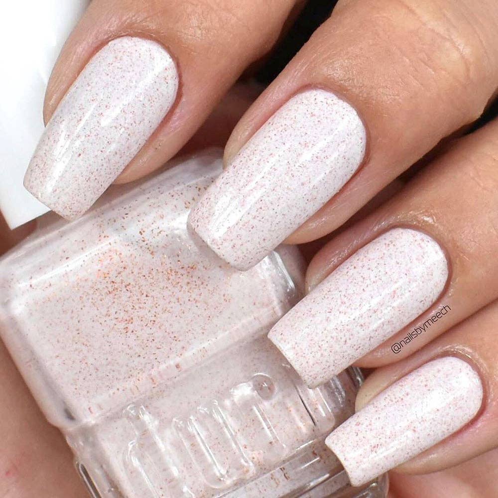772 Cotton Candy Sky, Light Pink Speckle Nail Polish
