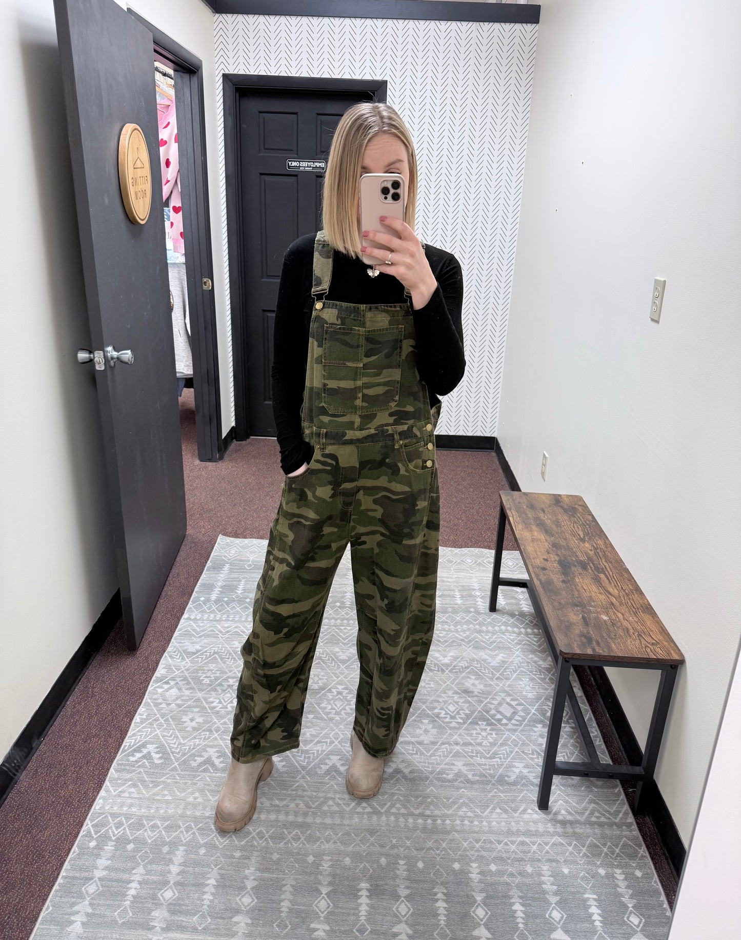 Baggy Camo Overalls