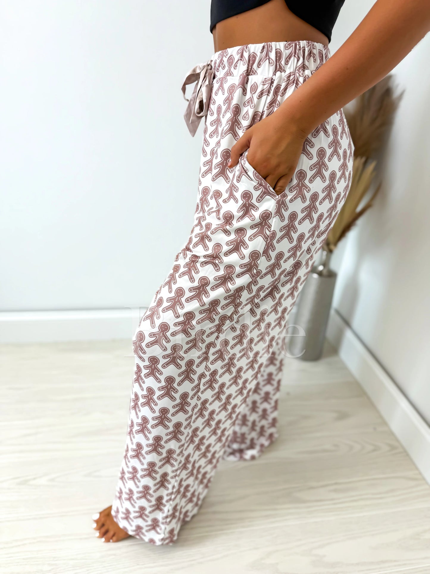 Gingerbread Cozy Pajama Bottoms