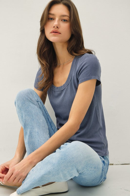 Main Character Baby Tee – Midnight Moment