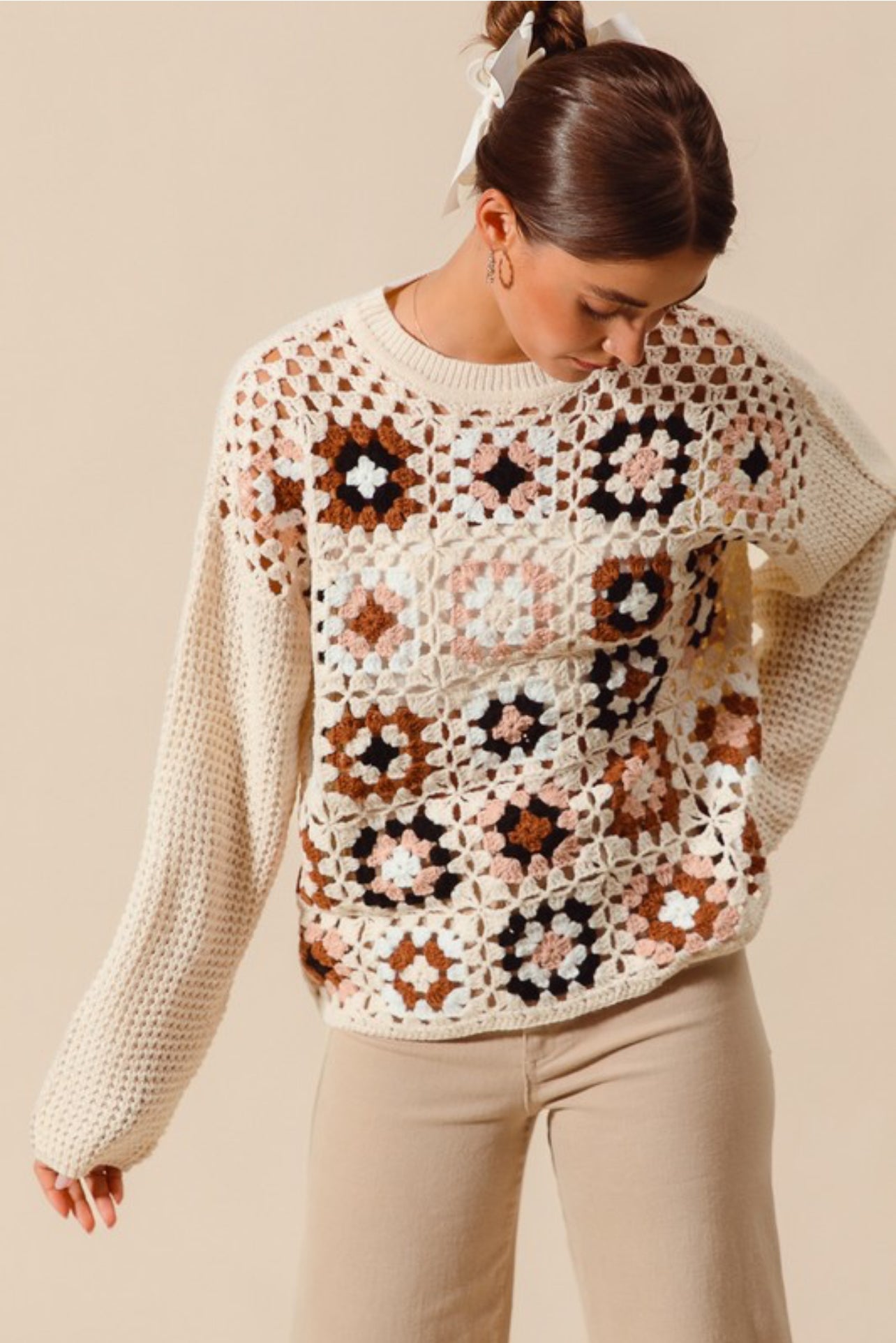 Granny Square Sweater