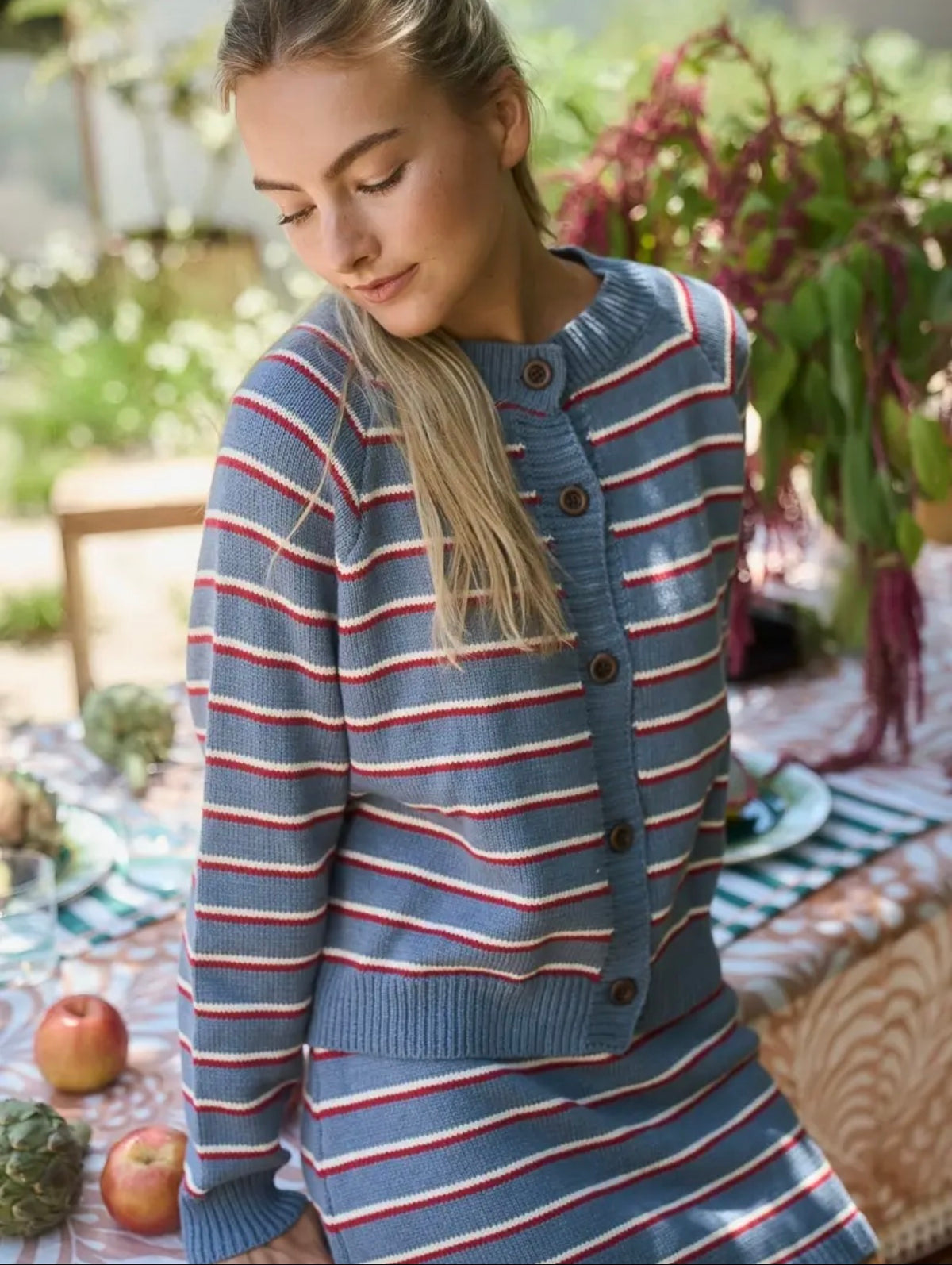 The Harbor Stripe Cardigan