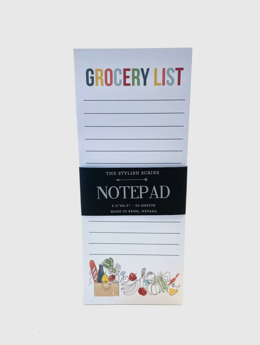 Grocery List Notepad