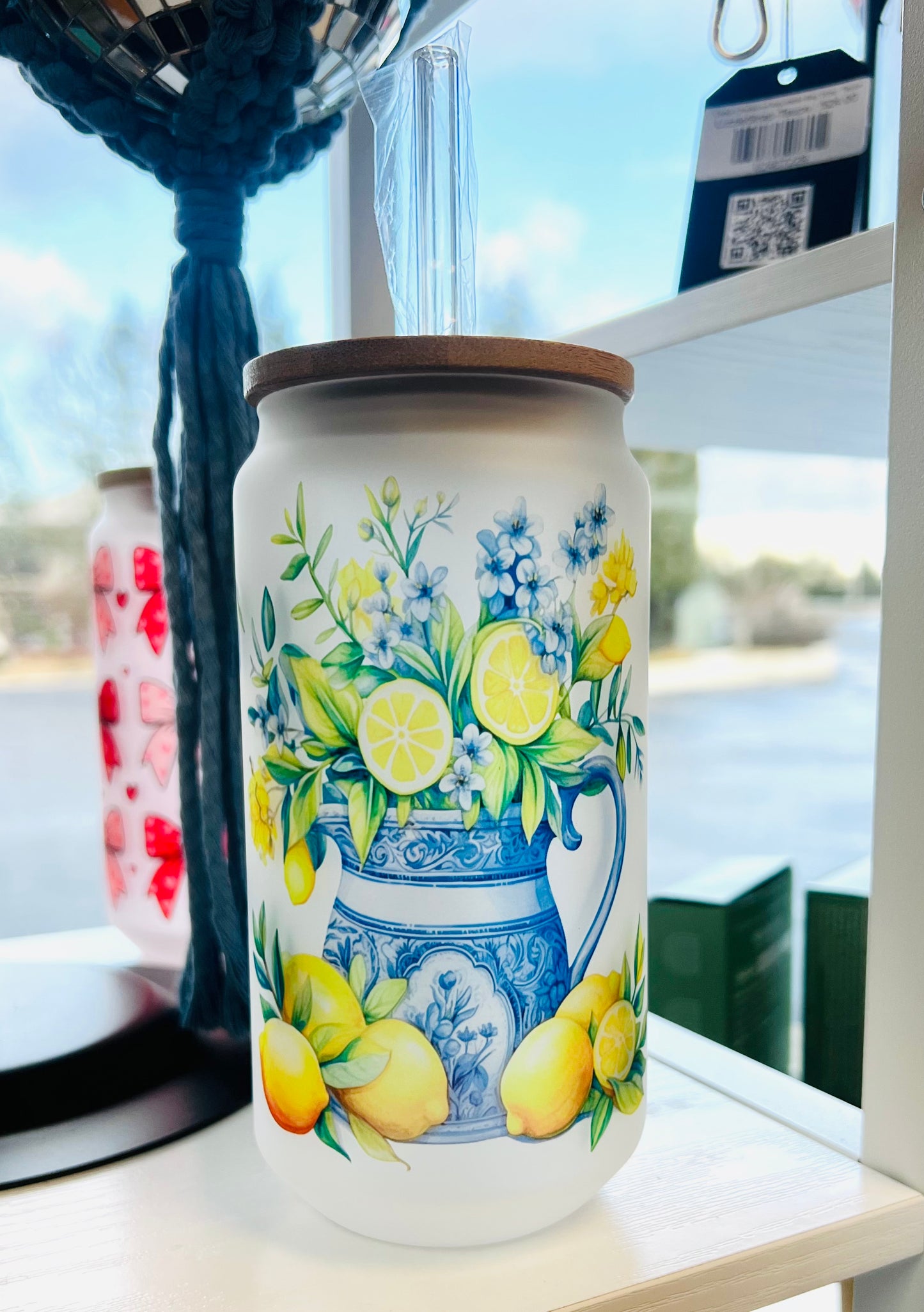 Lemons Glass Tumbler