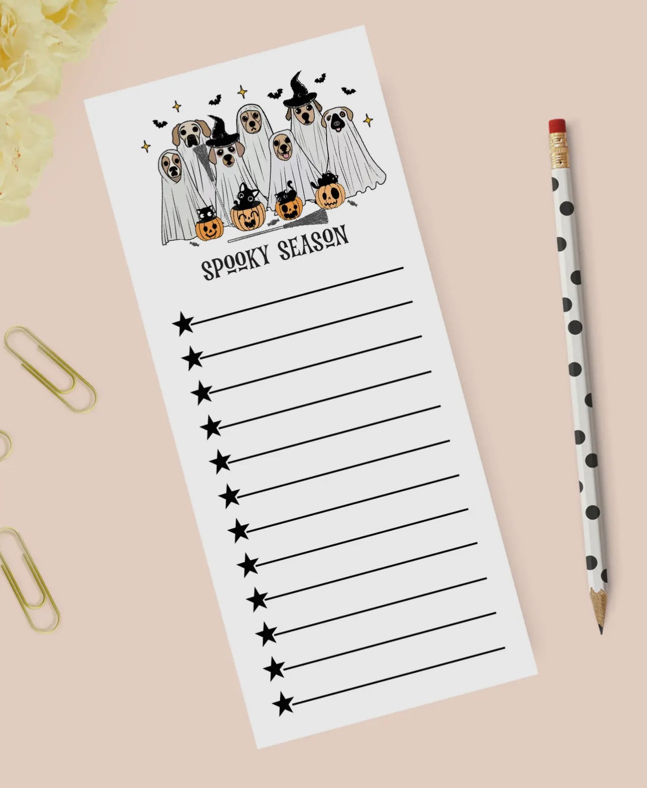 Spooky Season Notepad