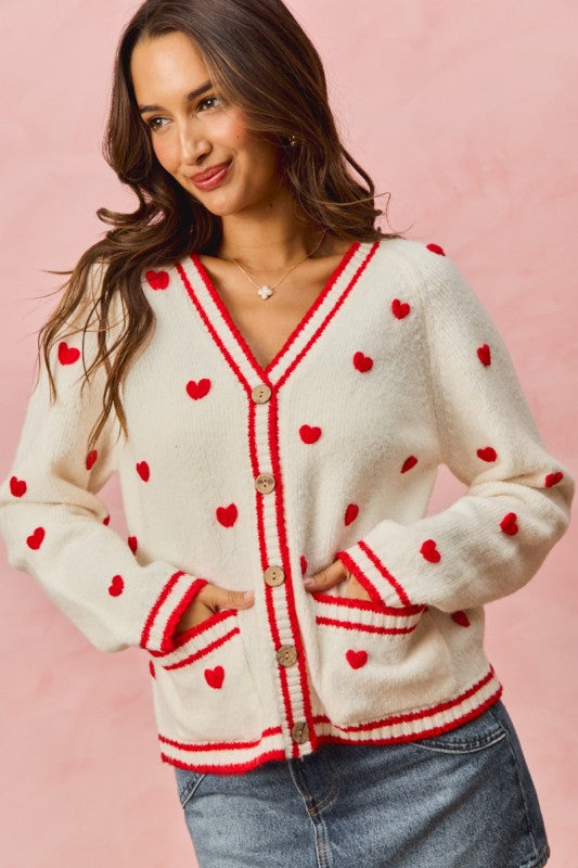 Love Notes Heart Cardigan