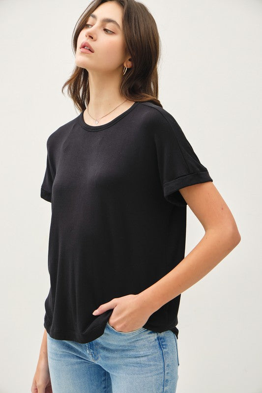 Ultra Soft Modal Everyday Tee – Black