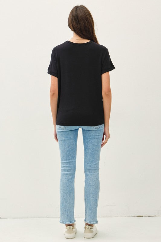 Ultra Soft Modal Everyday Tee – Black