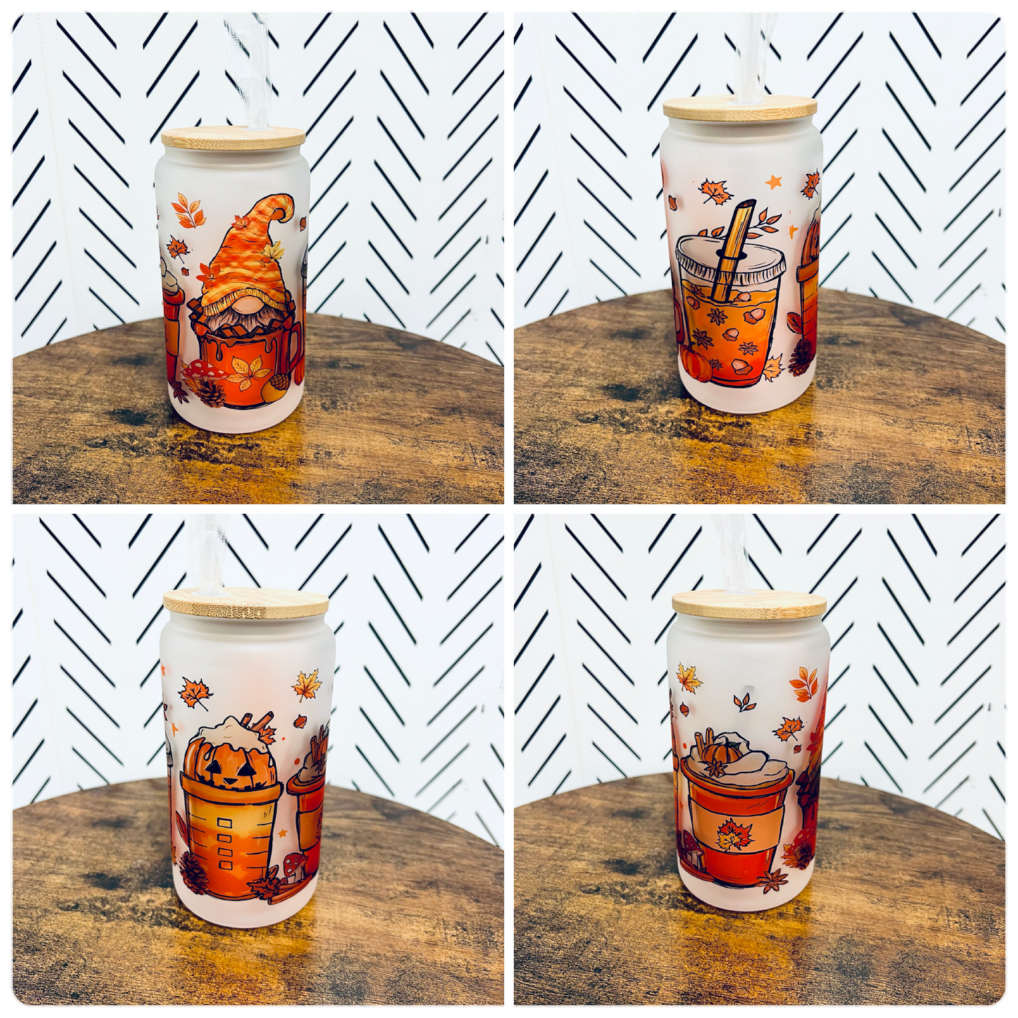 Fall Drinks Glass Tumbler