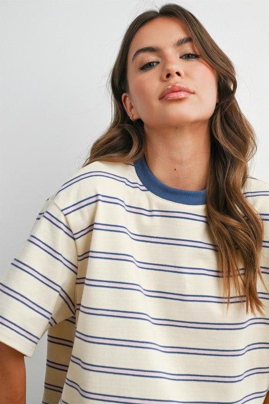 Coastal Cool Cropped Tee