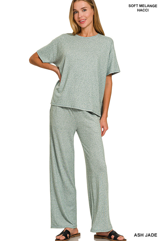 Soft Melange Lounge Set – Ash Jade