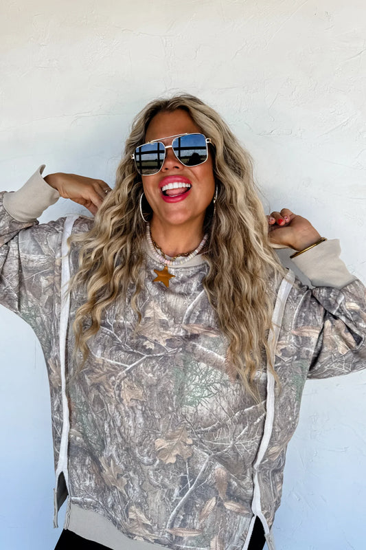 Camo Pullover –Arrives Mid- August!!
