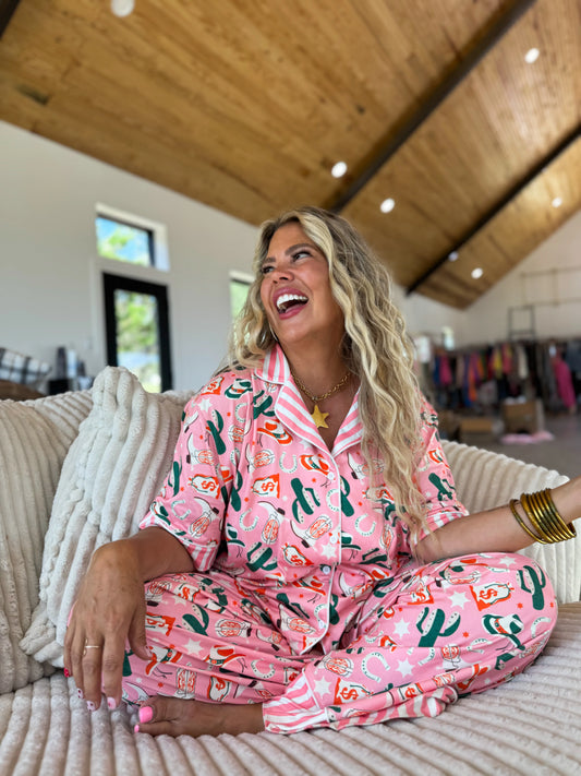 Howdy Honey Pajama Set – Arrives Mid- August!!
