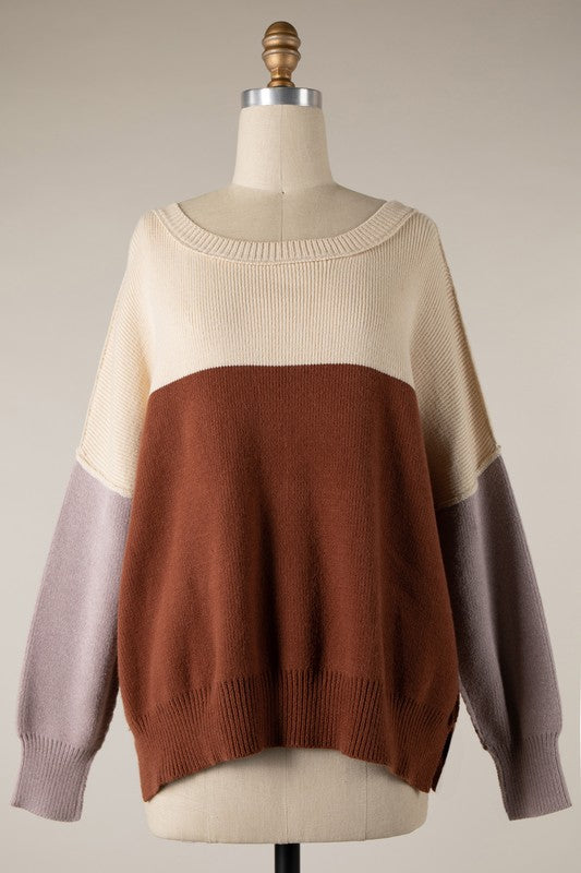 Color Block Sweater