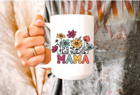 Mama Flower Coffee Mug