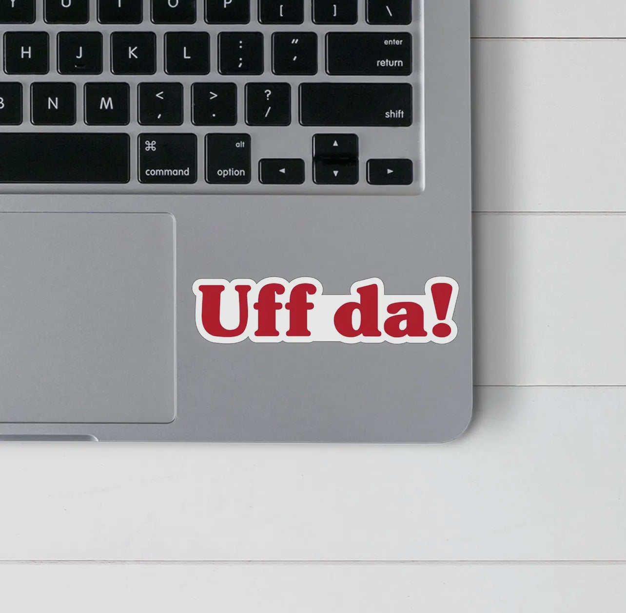 Uff Da Sticker