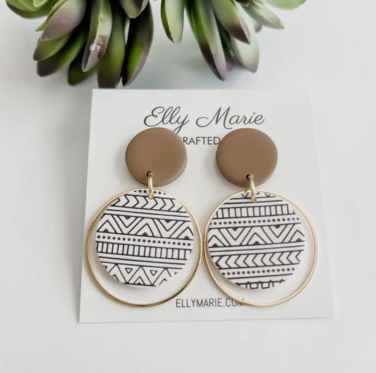 Boho Brown Earings