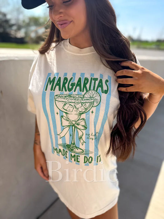 Margaritas Made Me Do It Graphic Tee