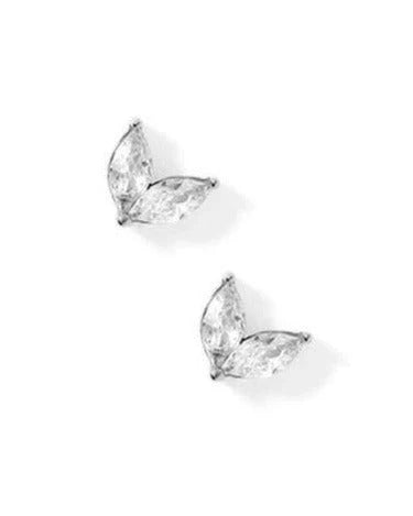 Screwback Stud Earrings - Nova Silver