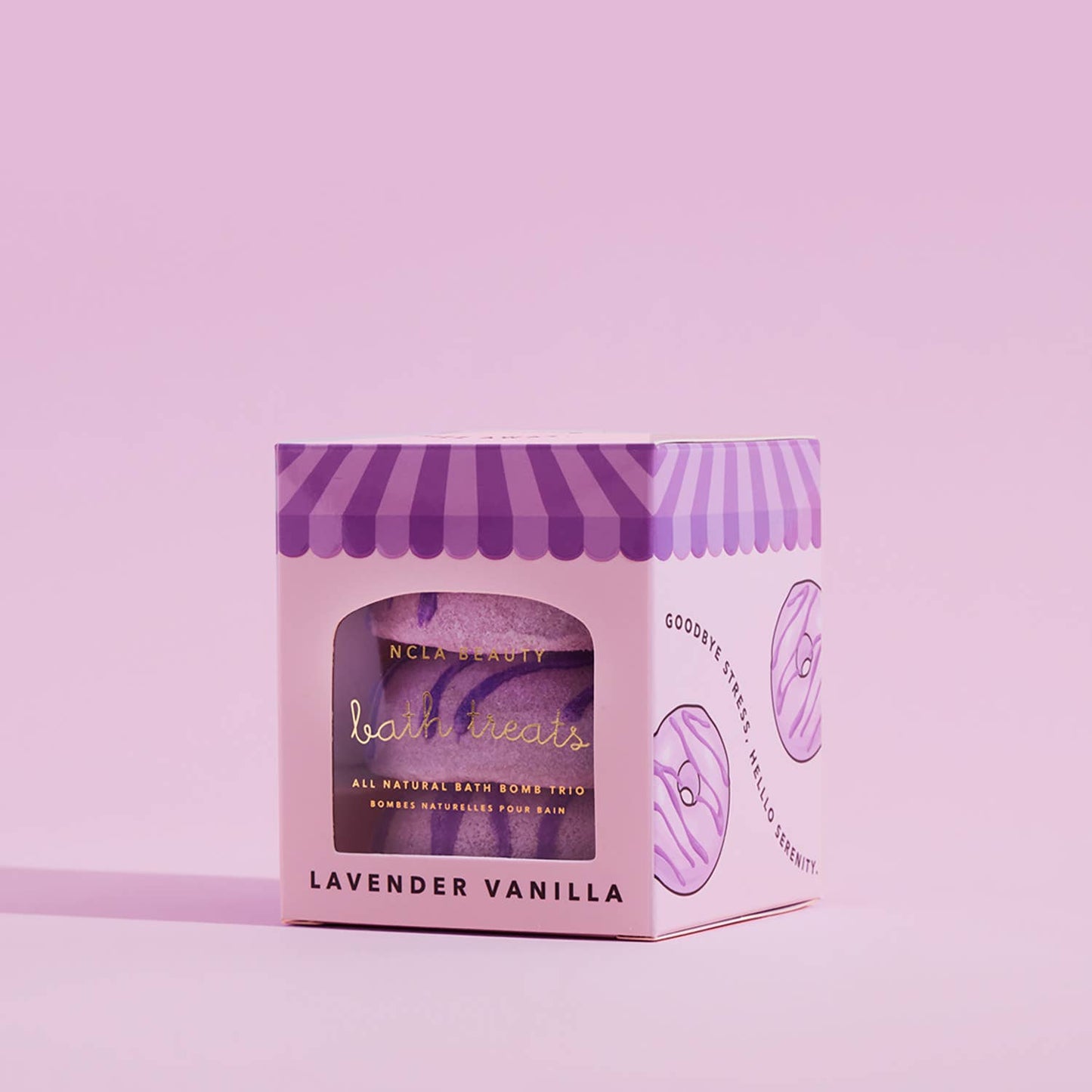 Lavender Vanilla Bath Treats (3 pc bath bomb set)