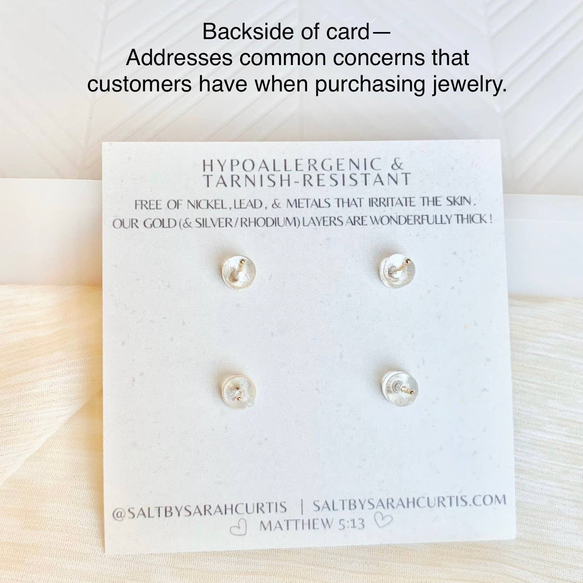 DAINTY STUD SETS | crystal stud earrings | minimal jewelry