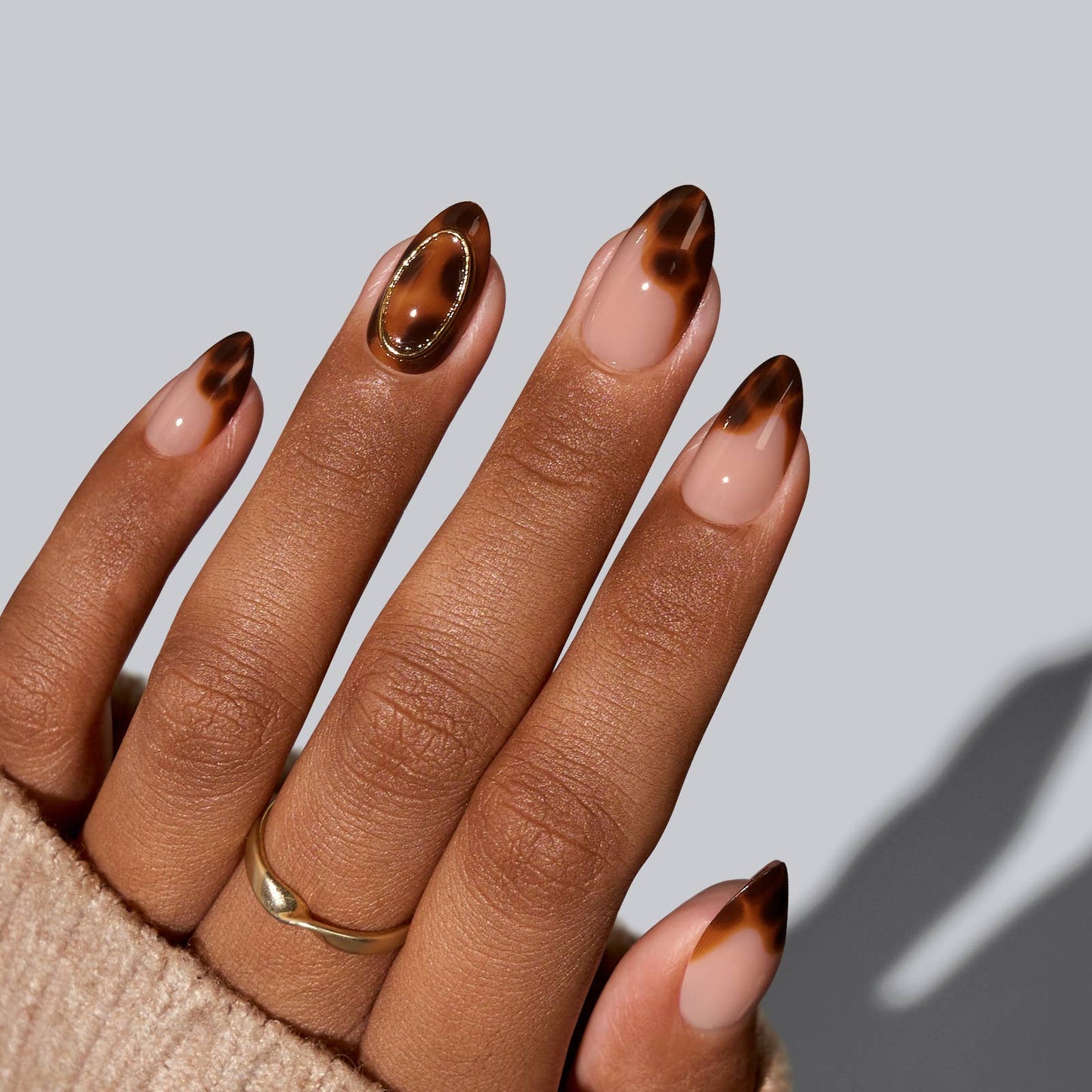 Amber Brown Press On Nails Bulk | Amber Hoops