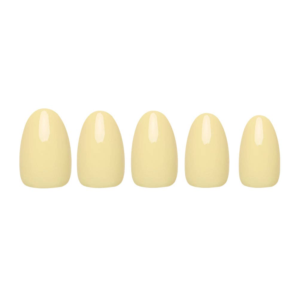 Pastel Yellow Nails