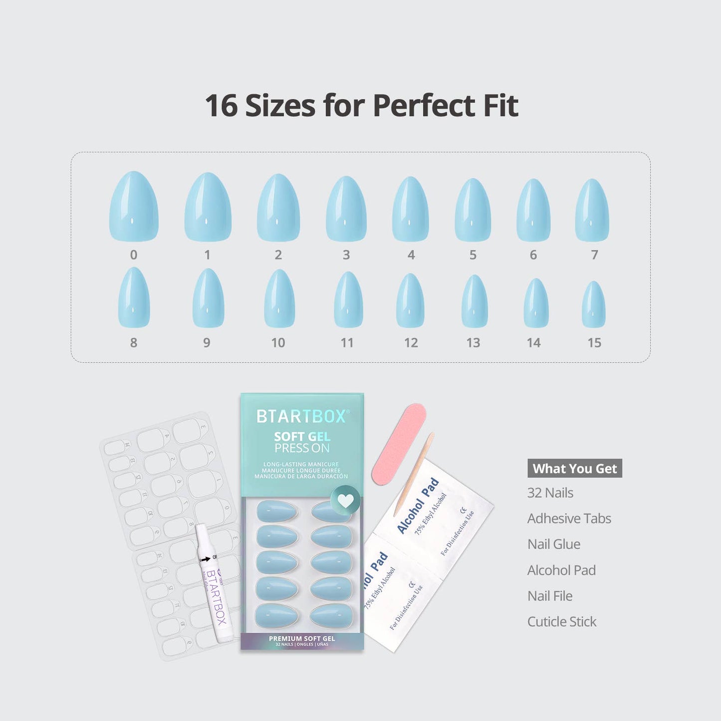 Prue Plue Press On Nails | Short Almond Spring Summer Nails