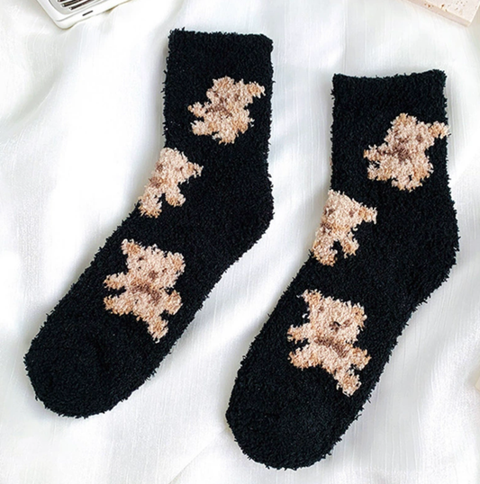 Teddy Cozy Fuzzy Socks