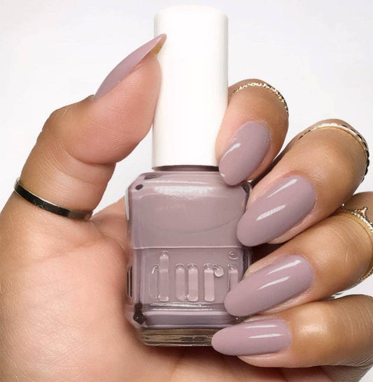 740 Capricorn ♑, Light Grey Purple Nail Polish