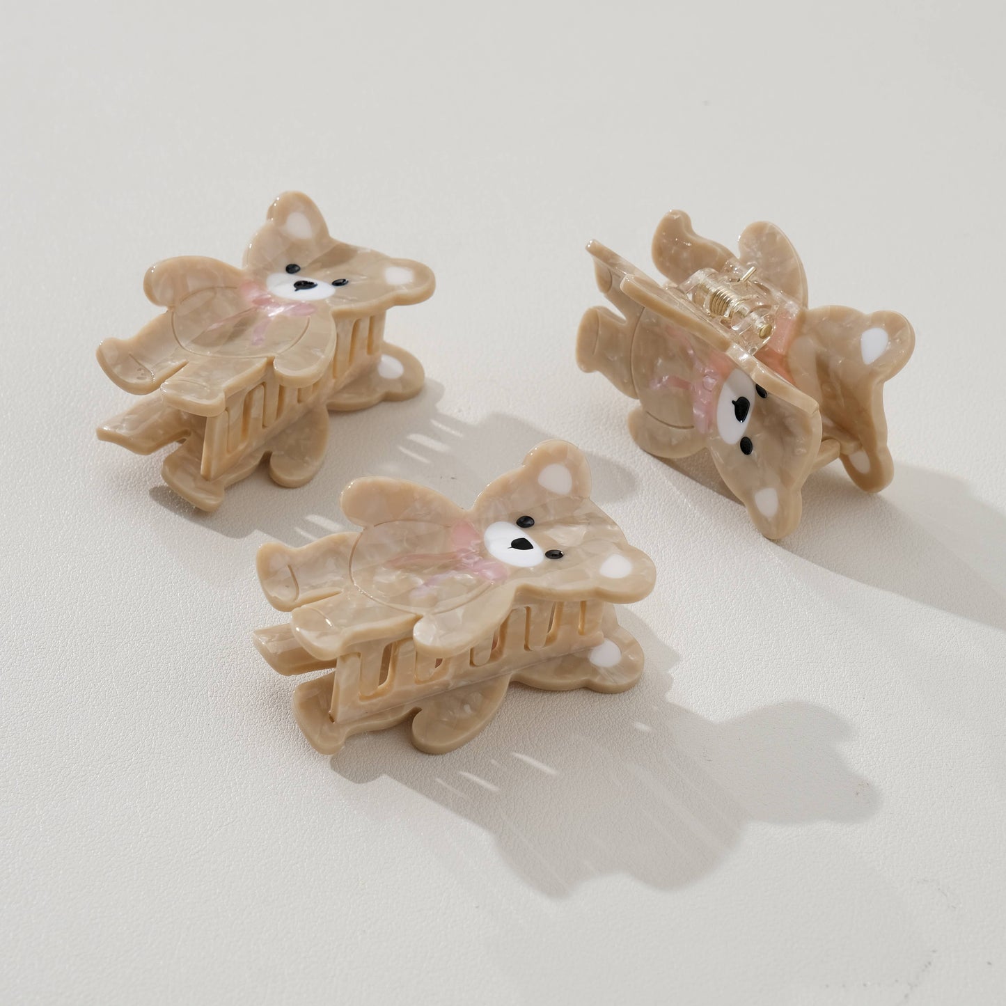 Teddy Bear Claw Clip