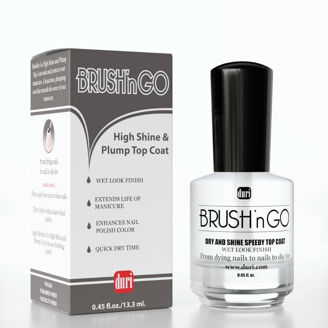 Brush'n GO Dry & Shine Speedy Top Coat Nail Polish